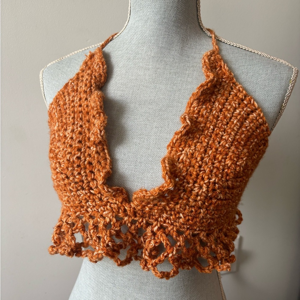 D CUP CROCHET BRALETTE HANDMADE ONE OF A KIND!